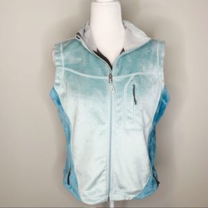 Mountain Hardwear Blue Zip up Wind Stopper Vest M